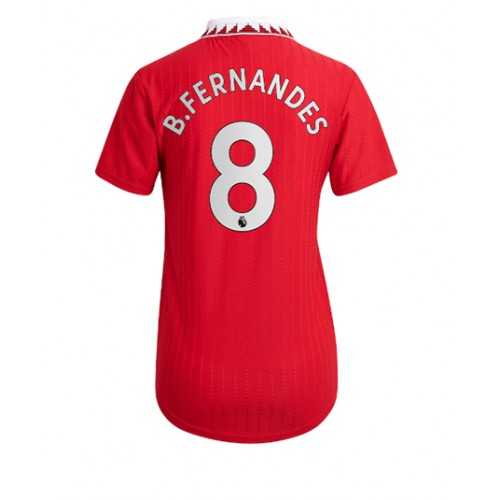 Manchester United Bruno Fernandes #8 Hjemmedrakt Kvinner 2022-23 Kortermet Manchester United Bruno Fernandes #8 Hjemmedrakt Kvinner 2022-23 Kortermet